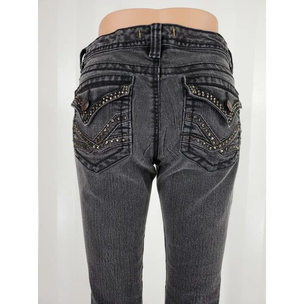 Nine West Black Straight Leg Jeans Versatile Style - Picture 5 of 11